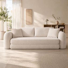 Softy compressed Pull Out Sofa Bed - Beige