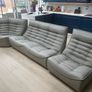 Italian Leather three piece sofa Image 2