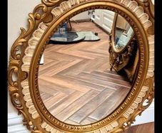 ornate vintage guilded mirror