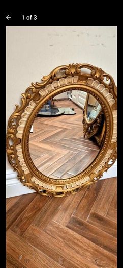 ornate vintage guilded mirror