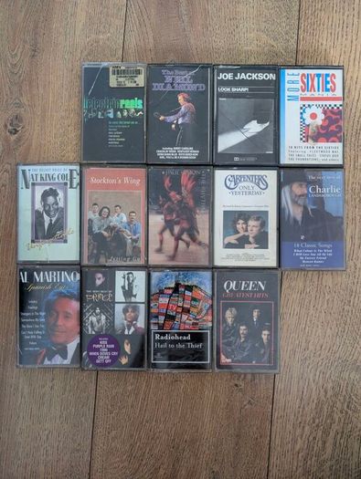 Lot of 13 cassette tapes