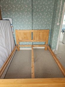 king size bed Frame with mattress