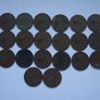 Irish coins. 20 pieces @1D from years (1941-1952) Image 7