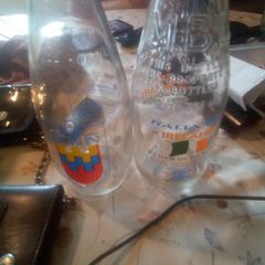milk bottles 1988dublin and the Irish heroes world cup1990