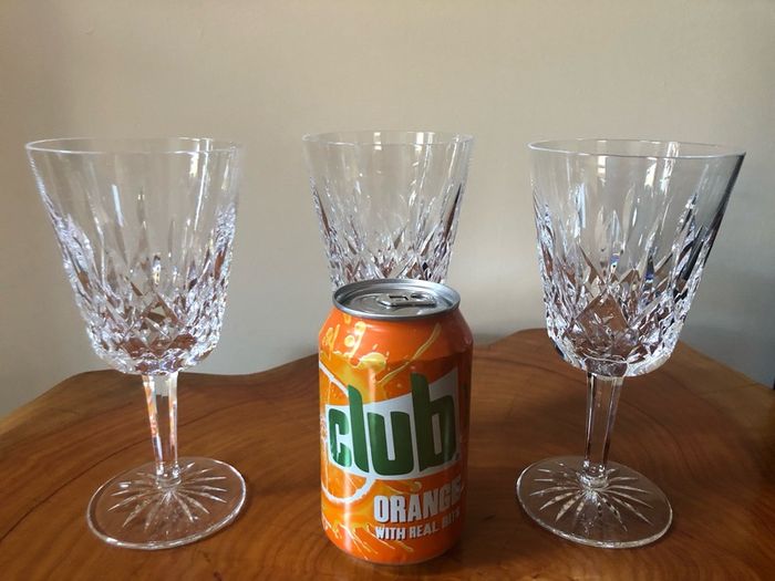 waterford crystal  glasses stamped