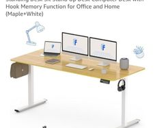 computer desk - height adjustable