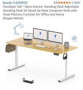 computer desk - height adjustable
