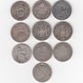 G.B. 10 x 92.5% Silver Coins, 10 x Shilling,1/-, ( no.G28) Image 2