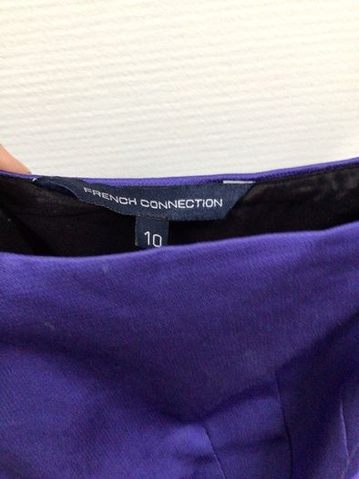 French Connection One Shoulder Purple Top