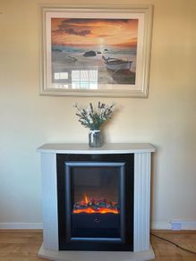 Electric fire and surround