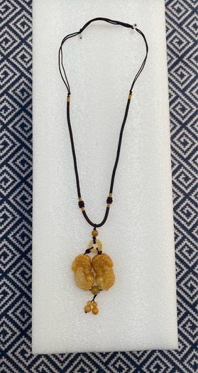 Yellow Jade Necklace