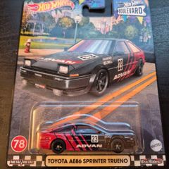 Hot Wheels Toyota AE86 Sprinter Trueno Advan Boulevard #78
