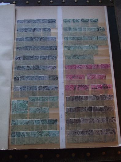 A nice collection of Stamps from India, presented in the stock book