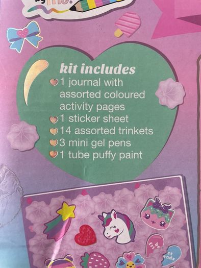 smiggle DIY journal