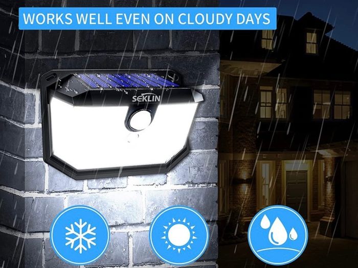 Solar Security Lights Outdoor Super Bright Wireless 178 LED Solar Wall Lights 270 Degree Wide Angle Solar Motion Sensor Lights IP65 Waterproof Outside Solar Powered Flood Lighting for Fence Garden 4 Pack (FREE POSTAGE)