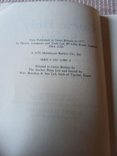 1st Ed. 1977 Come Holy Spirit.