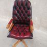 Antique Chesterfield Swivel Chair Image 4