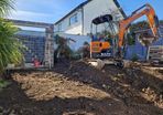 Mini digger and driver for hire/ Bricklayer