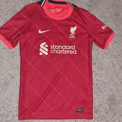Liverpool Home Jersey - 21/22 Season Genuine Youth Large (10 to 12)