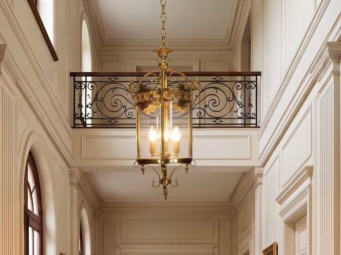 This is a solid brass lantern handmade lantern