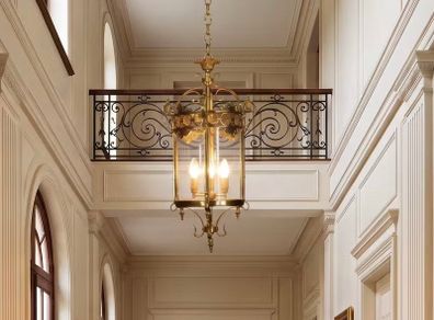 This is a solid brass lantern handmade lantern