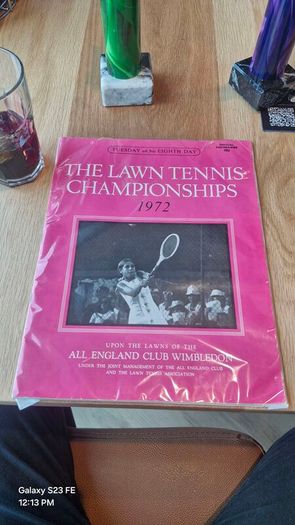 Wimbledon - Lawn Tennis Championships Programme - 1972 - Tuesday 4th July - Day 8