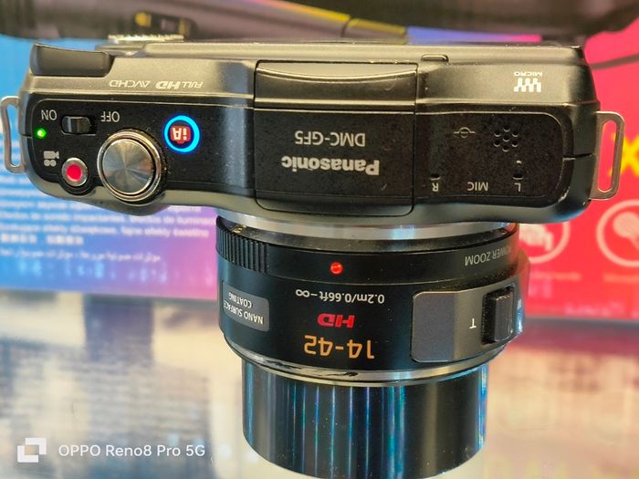 Touch Screen Panasonic LUMIX DMC-GF5K 12.1MP Digital Camera w/ 14-42mm Lens with Intelligent Auto (iA)