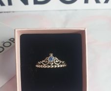 Pandora Disney Cinderella Blue Tiara Ring