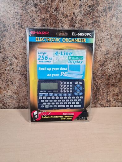 Vintage SHARP EL-6890PC electronic organizer pocket PC BRAND NEW SEALED