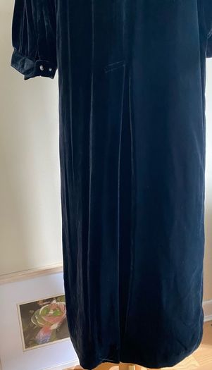 H & M Studio Rare Velvet Shortsleeved Coat/Coatdress NWT Size UK 10