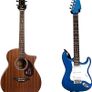 Guitar Wall Mount Hanger 2-Pack, Guitar-Shaped Metal Guitar Hanger Image 5