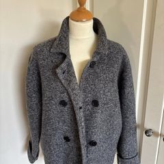 Grey wool jacket size 10