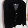 Evening black velvet jacket Image 2