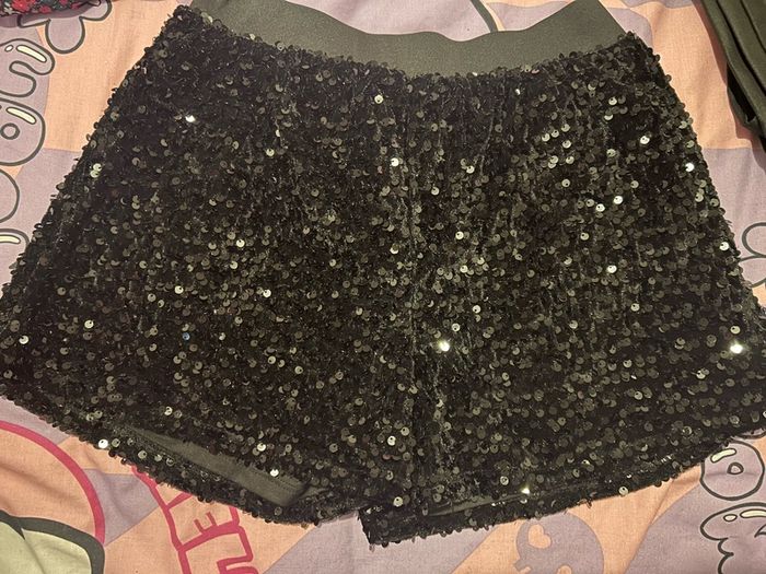girls sparkly shorts 10-11