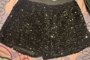 girls sparkly shorts 10-11