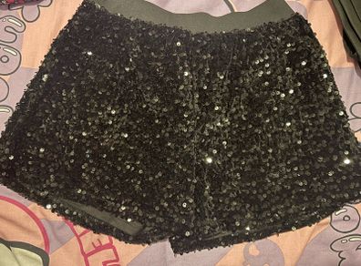 girls sparkly shorts 10-11