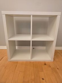 Ikea Kallax with 4 Boxes