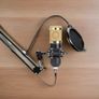 podcast V8S Podcast Studio Kit Microphone Sound Card Streaming Recording Bundle Image 5