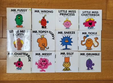 Little Miss and Little Mr Men books