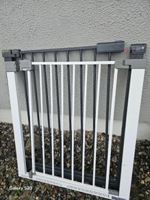 Stair gates for baby, Safety 1st & Cuddl one grey one white