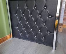 Custom Tufted Home Bar / Reception Counter Front