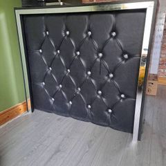 Custom Tufted Home Bar / Reception Counter Front