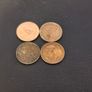 Farthing Coins x4 Great Britain UK 1926 1942 1948 Image 5