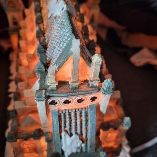 Christmas village cathedral Vintage Y2K plug in