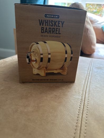Whiskey Barrel Drink Dispenser