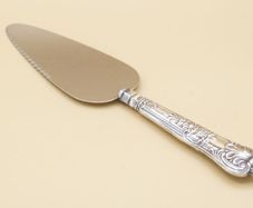 Vintage Harrison Brothers Pie/Cake Server (silver handle) 1964