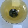 Reduced Vintage large 28cm diameter Centrepiece amber and blue glass pedestal bowl Image 7