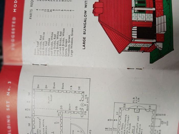 Vintage Bayko Set No. 4 Instruction & Plans Booklet (January 1957, Plimpton Eng.)
