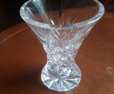 Small crystal vase
