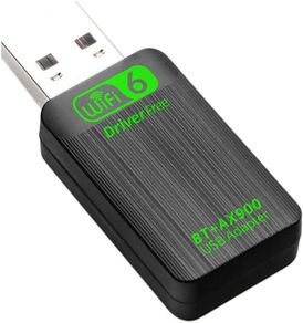 AX900 USB WiFi6 Bluetooth5.4 2in1 Adapter Dual Band 2.4G&5GHz Wireless Network Wlan Receiver Driver Free Dongle For Win10/11